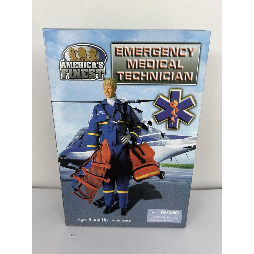 21st Century Toys America's Finest EMT Emergency Medical Technician 12" NIB